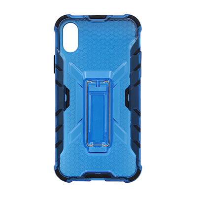 blue anti-fall bracket phone case