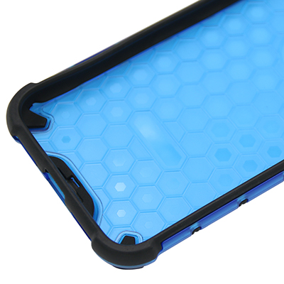 translucent honeycomb pattern two in one case
