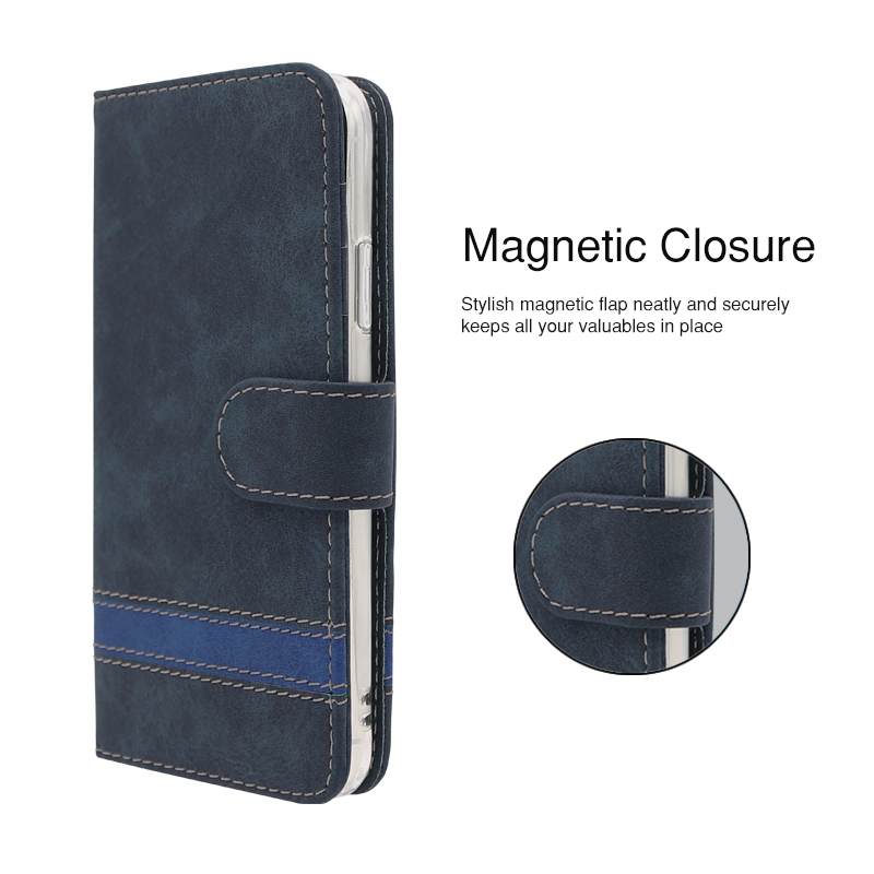 magnetic flip phone case