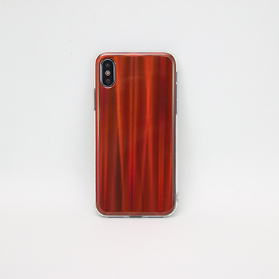 gorgeous red aurora iphone case