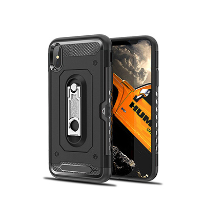 black hybrid smartphone case