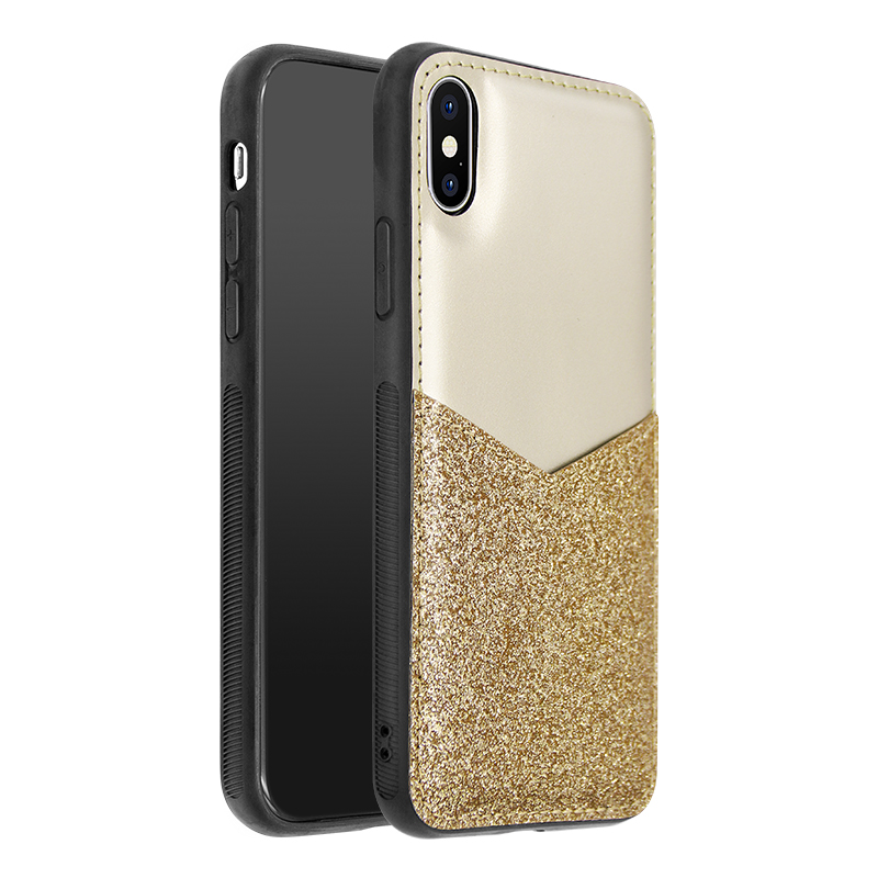 golden PU leather case