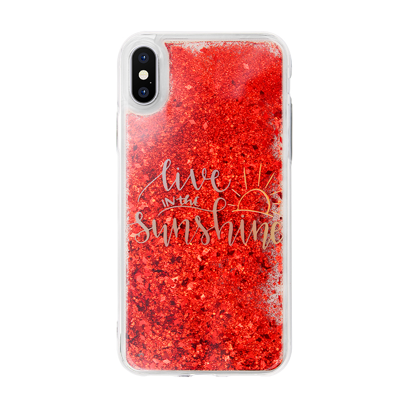 colorful liquid quicksand case for iphone