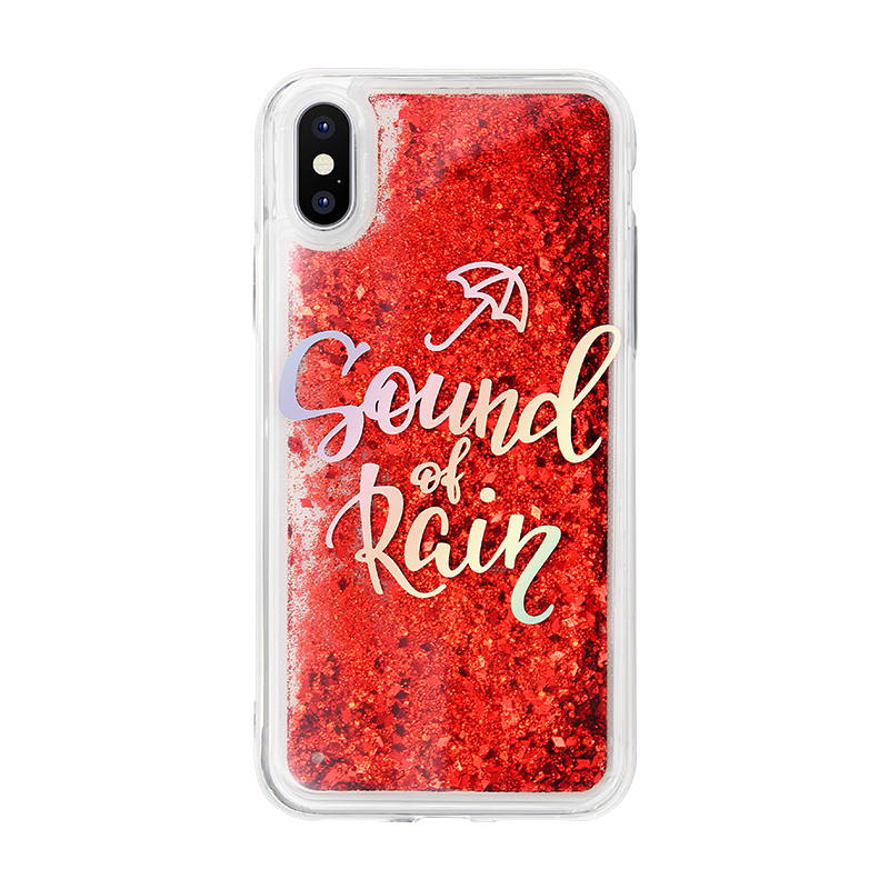 red liquid quicksand case