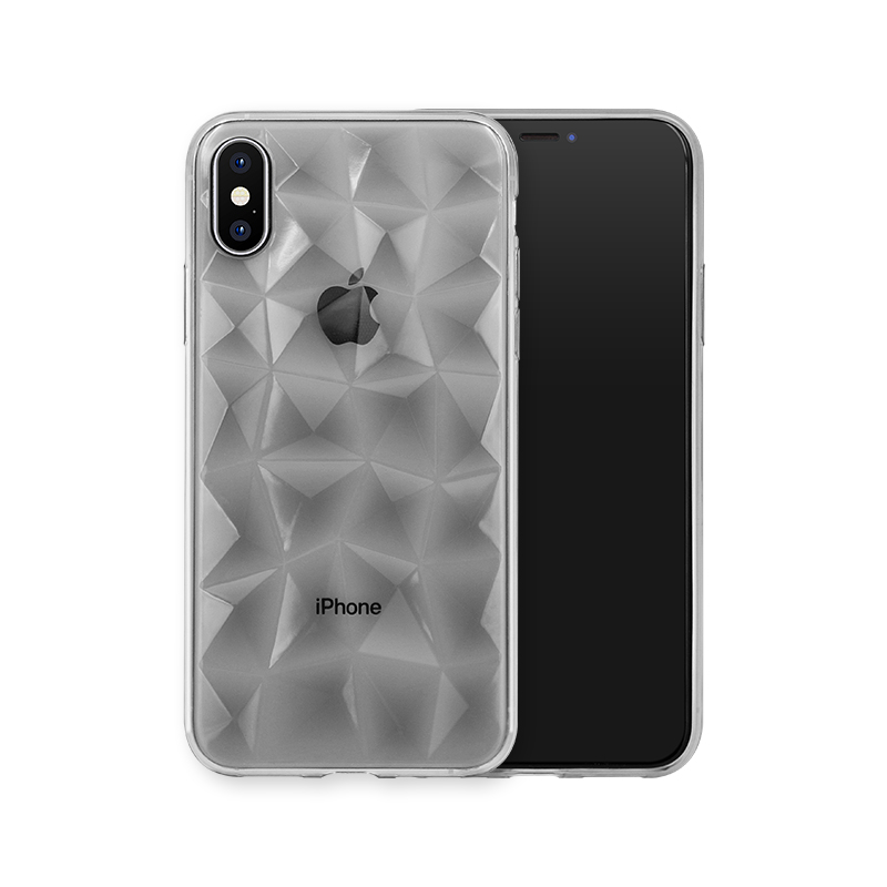 3D transparent TPU phone case