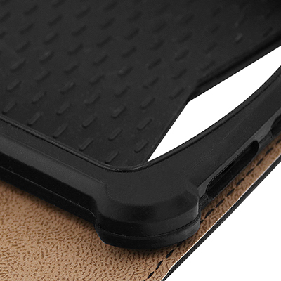 pu leather flip phone case
