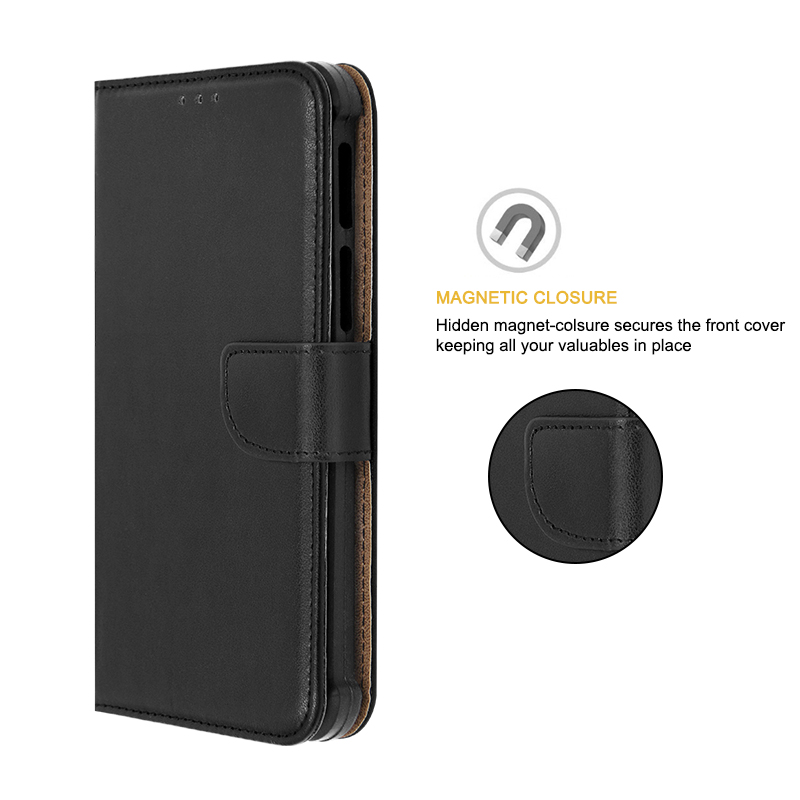 magnetic pu leather phone case