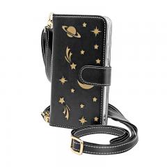 leather belt style flip PU leather case