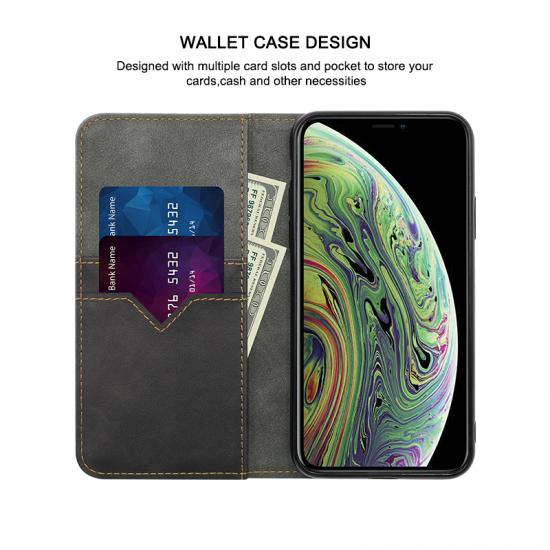 PU Leather Card Slot Phone Case with magnet