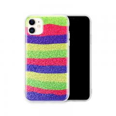 Ins Glitter Rainbow Gradient Color Phone Case
