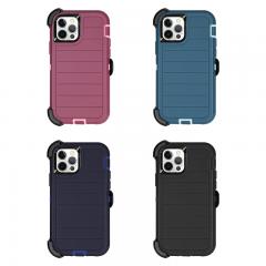full protective band clip Hybrid Phone case for Iphone