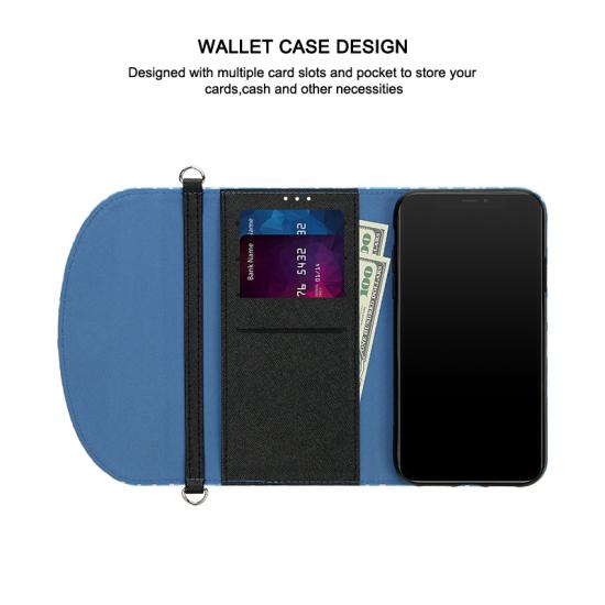 PU leather Wallet phone bag