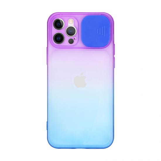 Slim gradient color anti scratch soft TPU phone case for Iphone 12