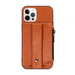 fashion multifunction card holder PU leather back cover for Iphone