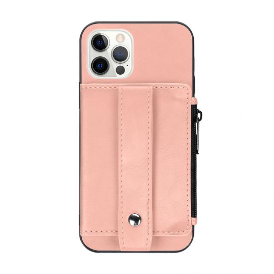  fashion multifunction card holder PU leather back cover for Iphone