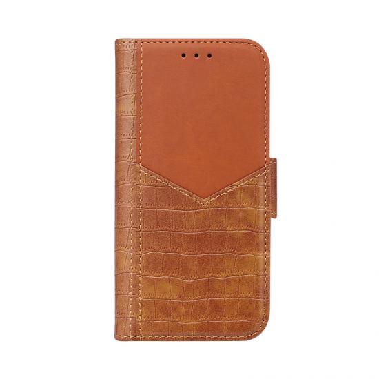 fashion flip slim wallet PU Leather case for iphone