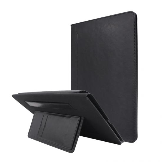 Customized Business Folio card slot pu leather case for Ipad