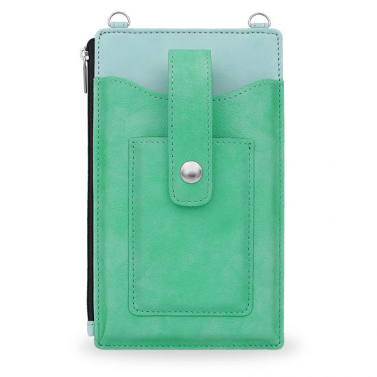 magnetic flip slim wallet PU leather case for iphone