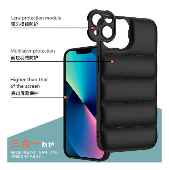 Wholesale Custom Good Quality Down Jacket Phone Case For iPhone
