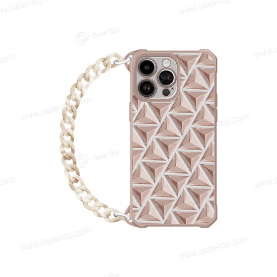 TPU Diamond shape electroplating Phone case for iPhone