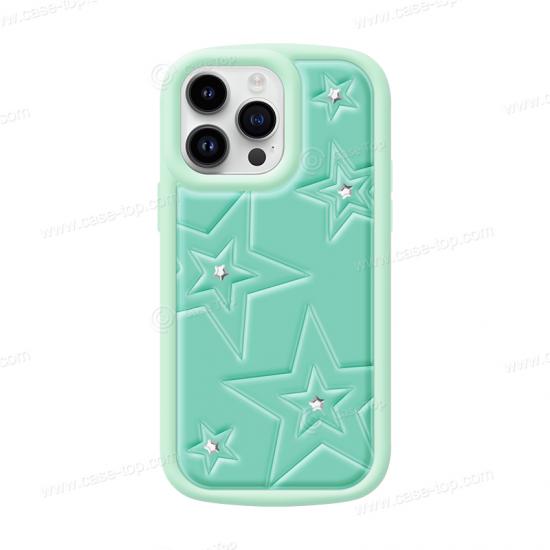 Embossed Star pattern TPU Soft phone case