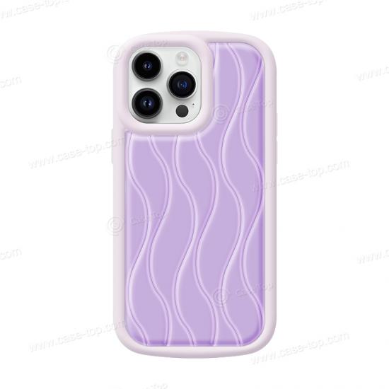 Embossed Wavy stripe TPU Soft phone case 1