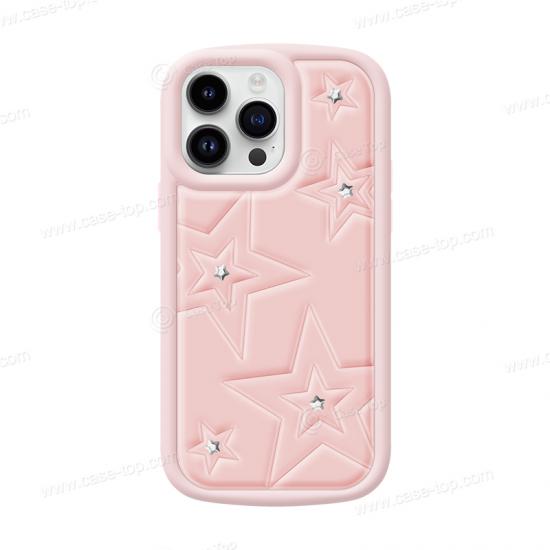 Embossed Star pattern TPU Soft phone case