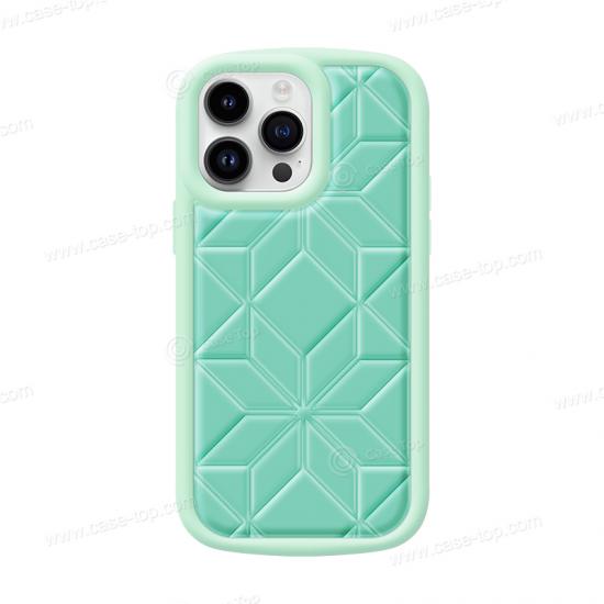 Wholesale Custom Embossed Geometric pattern TPU Soft phone case