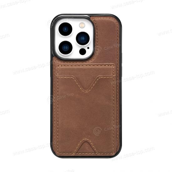 Wholesale Custom Genuine leather holder Card slot phone case
